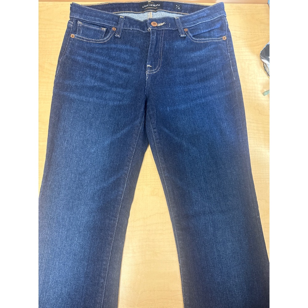 Lucky Brand Lolita Bootcut Jeans Womens 6/28 Dark Wash Indigo Denim Flare Mid